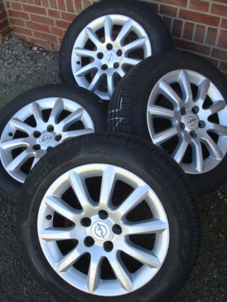 16''Originele Opel Velgen en Banden Steek 5x110