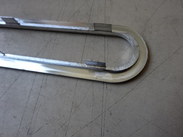 Chrome trim on Maserati Indy door panels