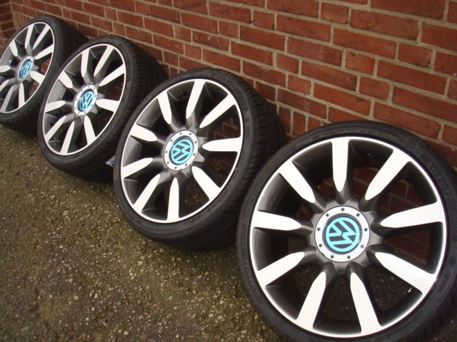 19'' inch Nuvolari Velgen en Banden Steek 5x112