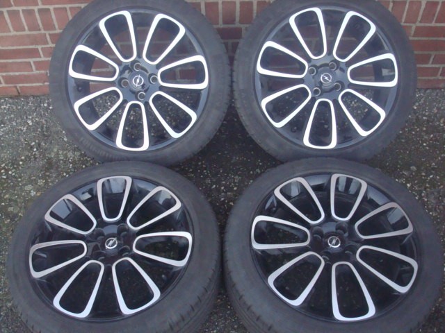 17 inch Origineel Opel Adam Black Velgenmet Banden 4x100