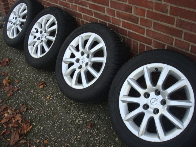 16''Originele Opel velgen en banden steek 5x110