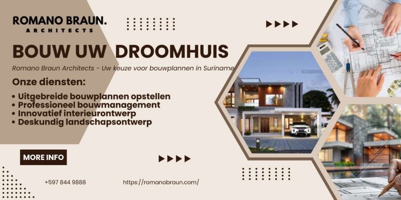 Romano Braun Architecten - Jouw Partner voor Bouwontwerpen in Suriname