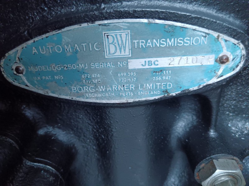 Automatic gearbox for Jaguar Mk2