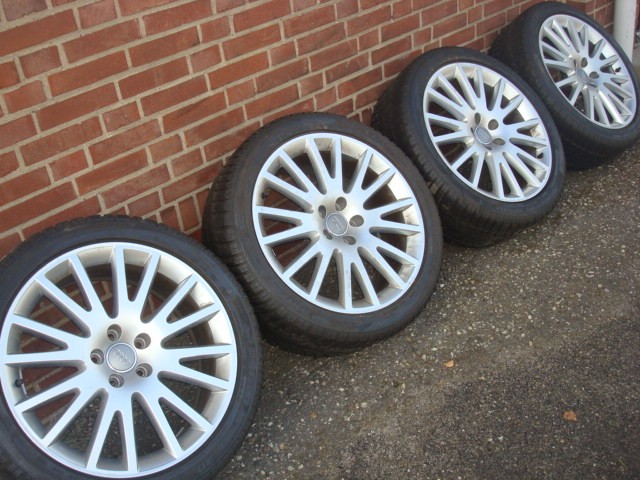 19"Originele Audi A8 A6 A4 Speedline Velgen Banden 5x112