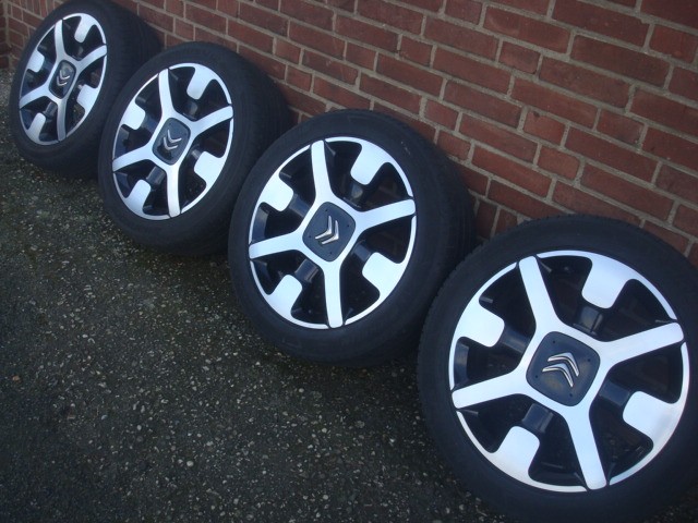 17 inch Originele Bicolor Citroën C3/C4 Cactus Velgen 4x108