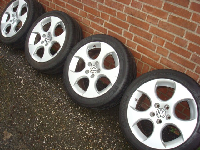 17''Originele GTI Velgen en Banden Steek 5x112