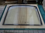 Rear window with frame Fiat Dino 2000 Coupè