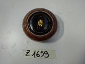 Central logo of steering wheel Lamborghini Espada