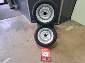 Aanhanger hoge drukwiele13 inch 195/50R13C 104N steek 5/112 kompleet