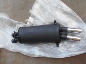 Exhaust silencer for Maserati Biturbo