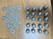 Cylinder head nuts and washers Alfa Romeo Montreal