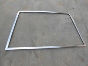 Rear window chrome frame for Lamborghini Espada