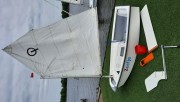 Optimist Dragon Marine, compleet incl strandtrailer